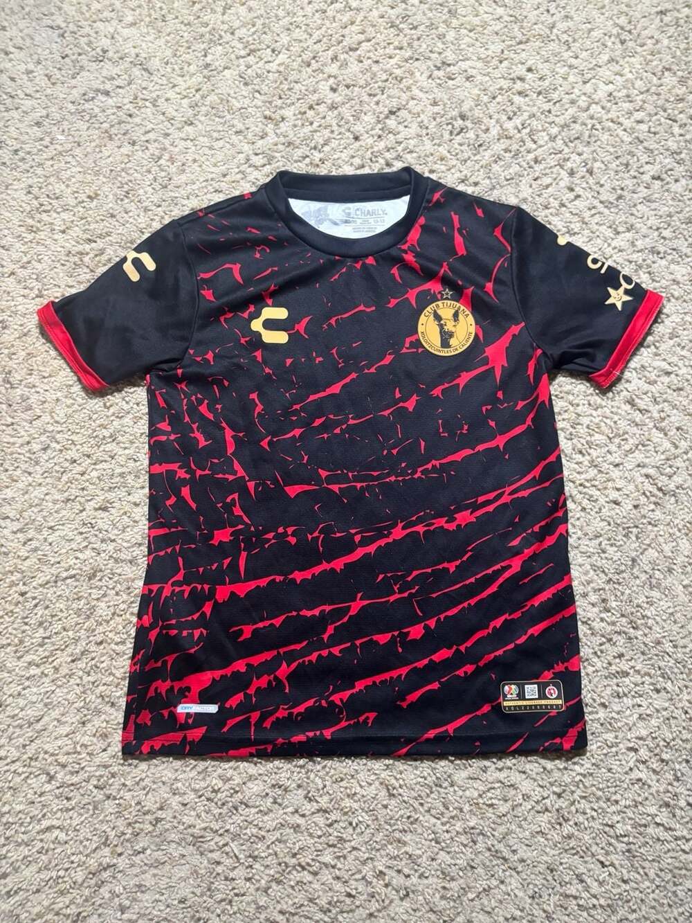 Charly Club Tijuana Xolos 22/23 Home Soccer Jersey Youth Size EG/XL 12-13